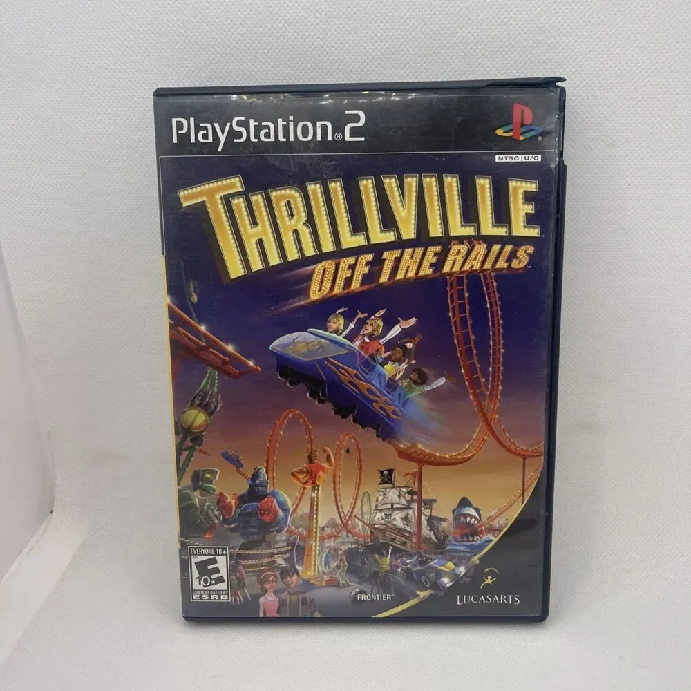 Thrillville Off the Rails: Sony PlayStation 2 PS2- Cib Tested & Working